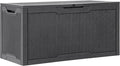 YITAHOME 100 Gallon Resin Deck Box, Weather Resistant Outdoor Storage Box by YITAHOME