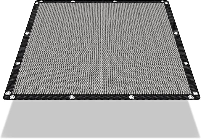90% Shade Cloth Sun Shade Fabric Privacy Screen Shade Cover by eMERIT