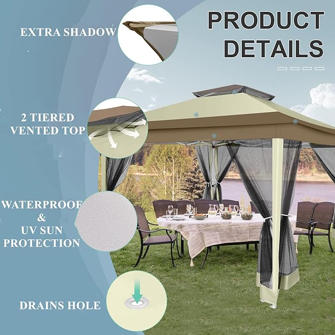 COBIZI 12x12 Pop up Gazebo on Clearance - Image 8
