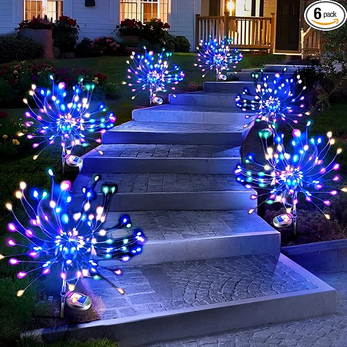 Anordsem Solar Lights Outdoor Waterproof: Garden Light Solar Powered by Anordsem