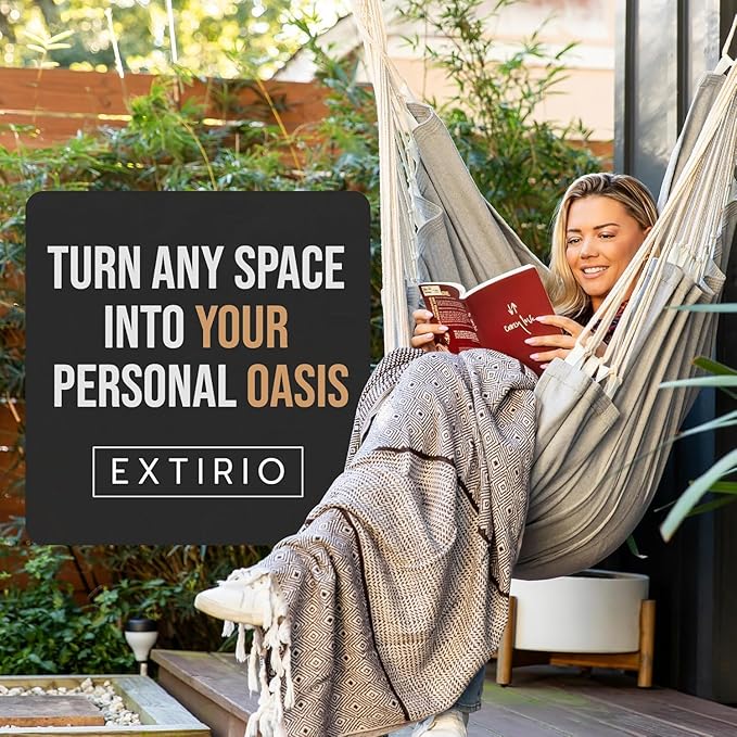 Hanging Hammock Chair Swing – Hanging Chair Outdoor & Indoor - Image 9