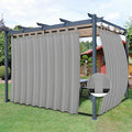 Easy-Going Outdoor Patio Curtains Detachable Tab Top Windproof Weatherproof by Easy-Going