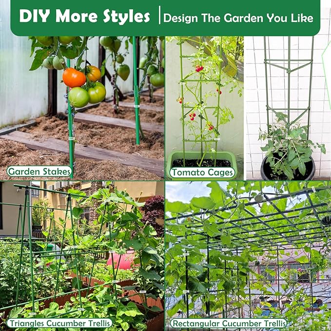 Cludoo 232PCS Garden Stakes Set - Image 4
