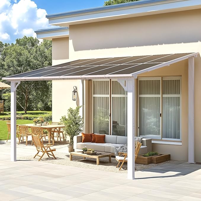 AECOJOY 12' x 8' Outdoor Gazebo Pergola - Image 3