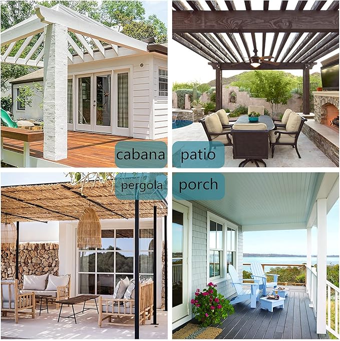 BONZER Outdoor Curtains for Patio Water Resistant Heavy Privacy Light Filtering - Image 8