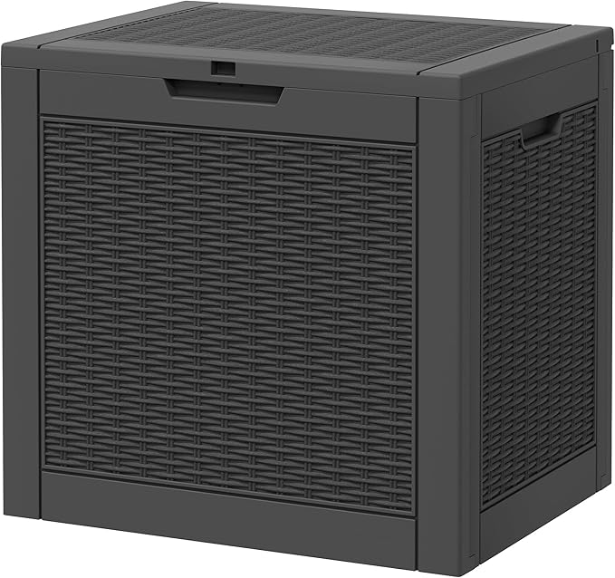 Outdoor Storage Box, Resin Deck Boxes Indoor and outdoor, Waterproof Storage by NBYSGO