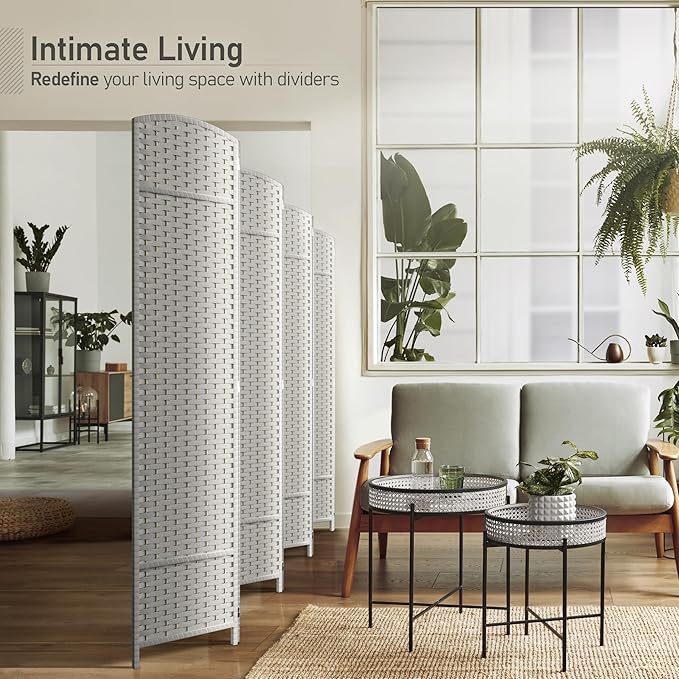 Sorbus 8 Panel Room Divider 6 ft. Tall - Image 2