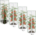 4 Pcs Garden Bird Netting for Triangle Plant Cage, Tomato Trellis Insect Bird by PurpleStar