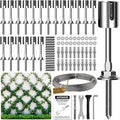 Wire Trellis for Climbing Plants Outdoor, 20-Set Wall Wire Trellis Kit by Acemaker