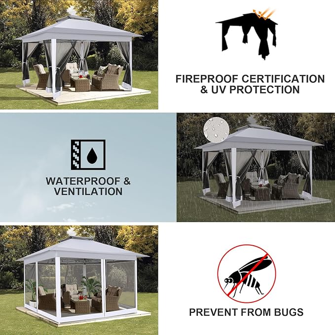 COBIZI 12x12 Pop up Gazebo on Clearance - Image 8