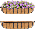 HFHOME 30" Window Box Deck Railing Planter by HFHOME