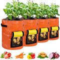 JJGoo Potato Grow Bags, 4 Pack 10 Gallon by JJGoo
