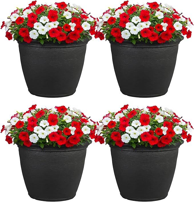 Sunnydaze 20-Inch Anjelica Large Plastic Pot by SunnydazeDecor