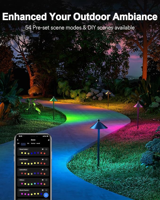Lumary Smart Low Voltage Pathway Lights 24V 2000LM, Landscape Path Lights - Image 6
