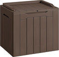 Devoko 30 Gallon Resin Deck Box Outdoor Indoor Waterproof Storage Box by DEVOKO