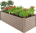 Best Choice Products 8x4x2ft Outdoor Metal Raised Garden Bed, Deep Root Planter by BestChoiceProducts
