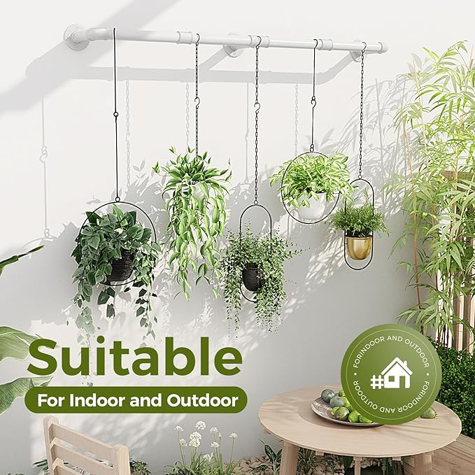 Bamworld Window Plant Hanger Indoor 63in Hanging Planters - Image 6