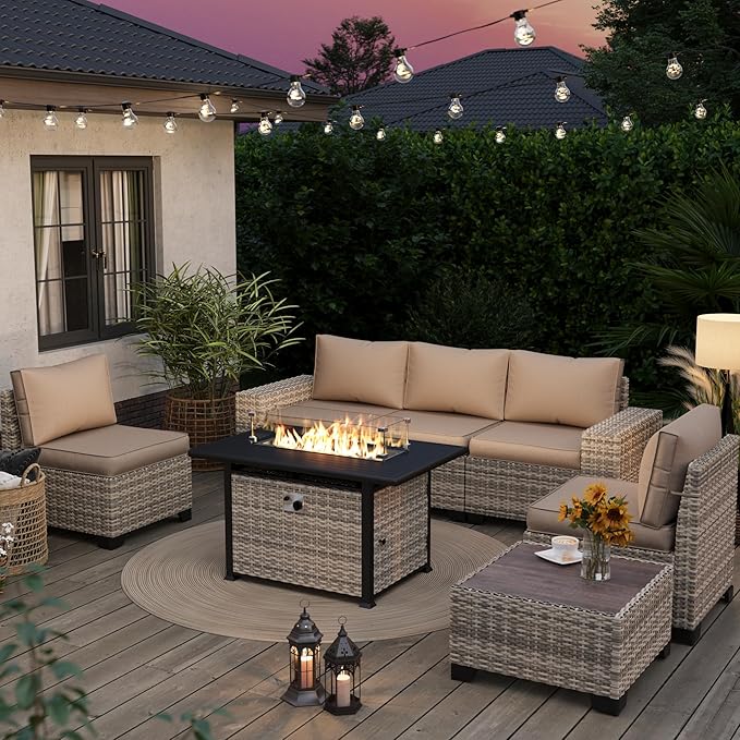 7-Piece Outdoor Patio Furniture Set - Image 9