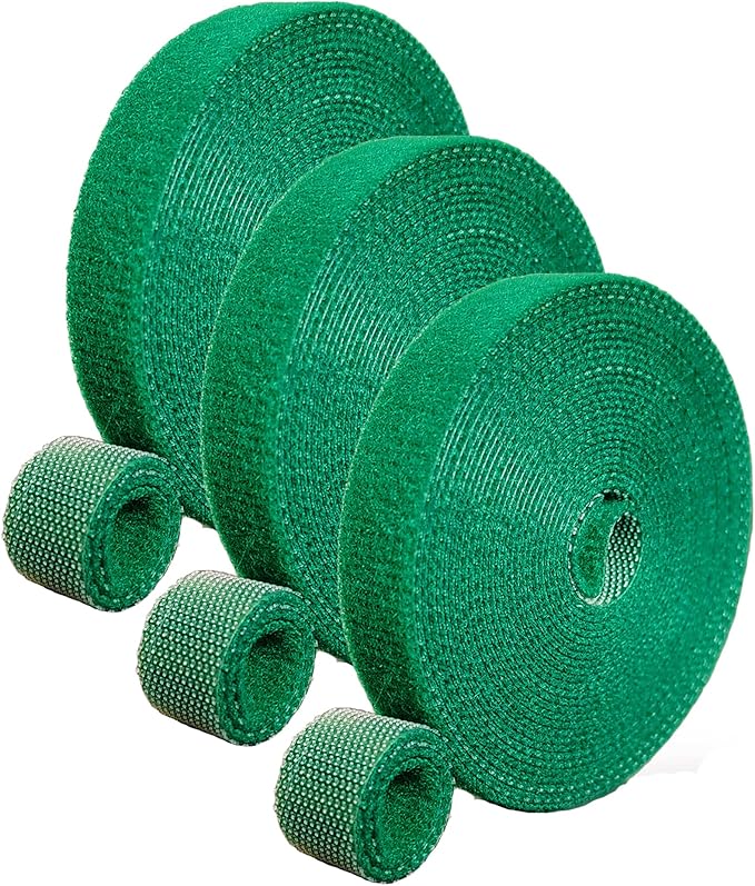 Green Garden Ties|Plant Ties for Climbing Plants 100 feet x1/2‘’in 3 by ArtFamy