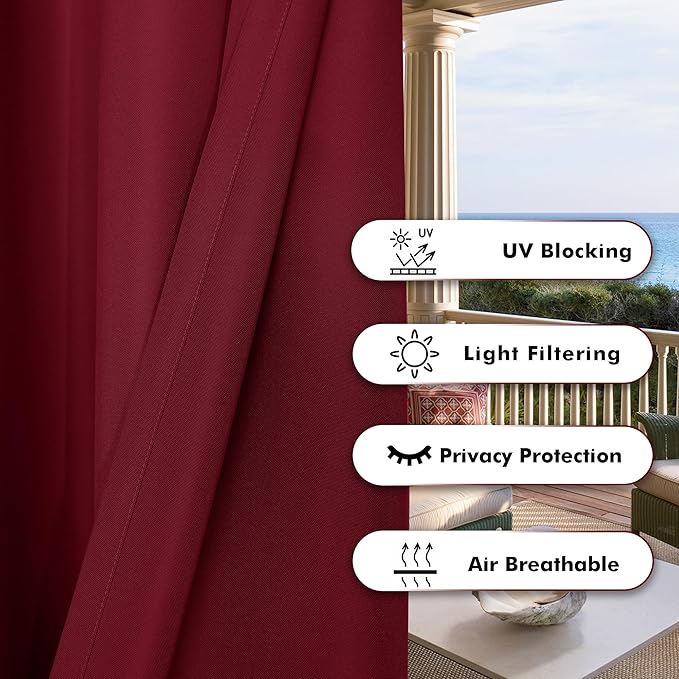 BONZER Outdoor Waterproof Curtains - Image 4