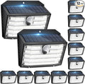 Solar Motion Lights Outdoor, Ultra Bright Solar Fence Lights by Claoner