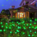 Kohlrabi Solar St Patricks Day Lights Outdoor, 2 Pack 20 LED Solar Green by KohlrabiDecor