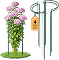 Garden Plant Support Cagess, High Heavy Duty Interlinked Half Round Peony by TCBWFY