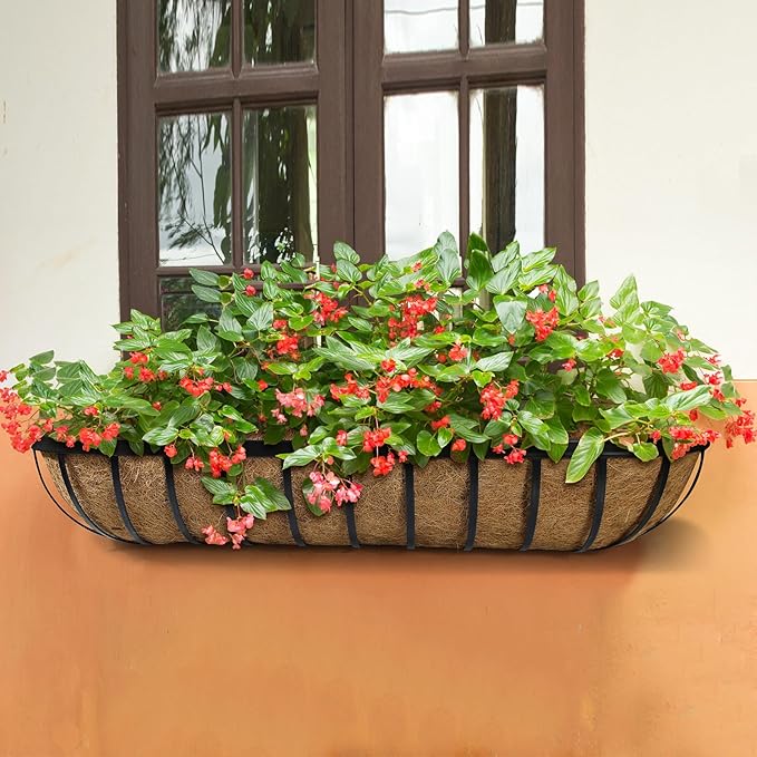 8 Pack 30 Inch Window Deck Railing Planter Boxes - Image 6
