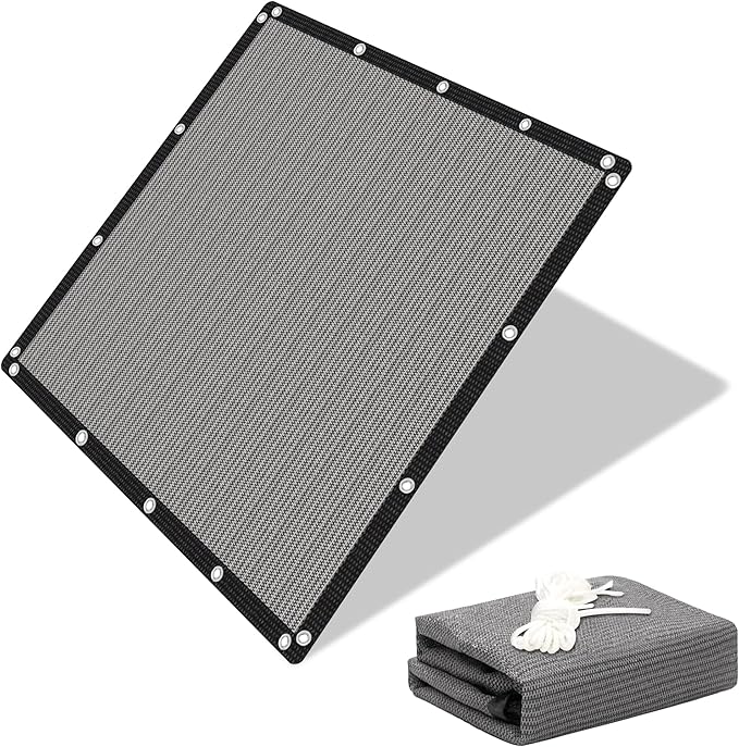 90% Shade Cloth Sun Shade Fabric Privacy Screen Shade Cover by eMERIT
