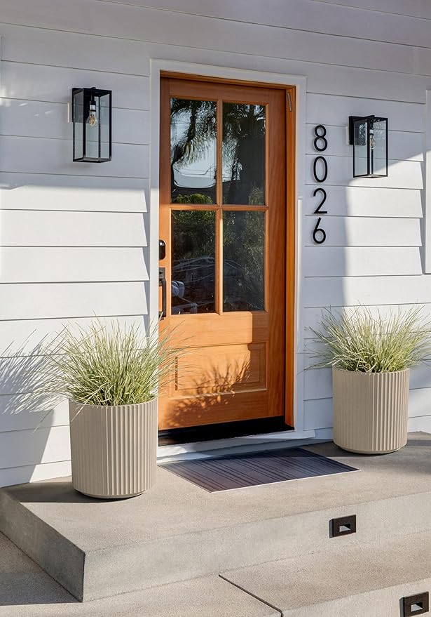 Veradek Demi Planter for Indoor/Outdoor Use | Made from Plastic & Concrete - Image 4