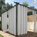 HolidayIdeas Outdoor Curtains for Patio Waterproof, 4 Panels by HolidayIdeas