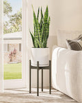Adjustable Plant Stand Indoor, Bamboo Plant Stand Fits 8 9 10 11 12 Inches by Gentingbro