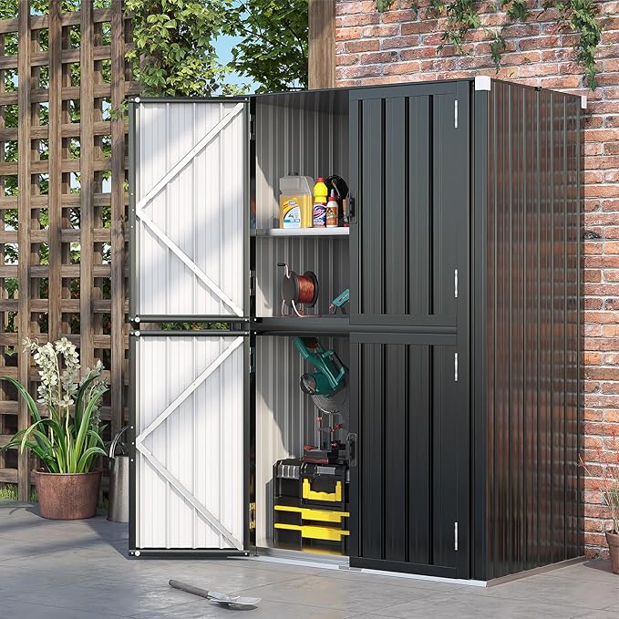 AECOJOY Large Outdoor Storage Cabinet Waterproof by AECOJOY