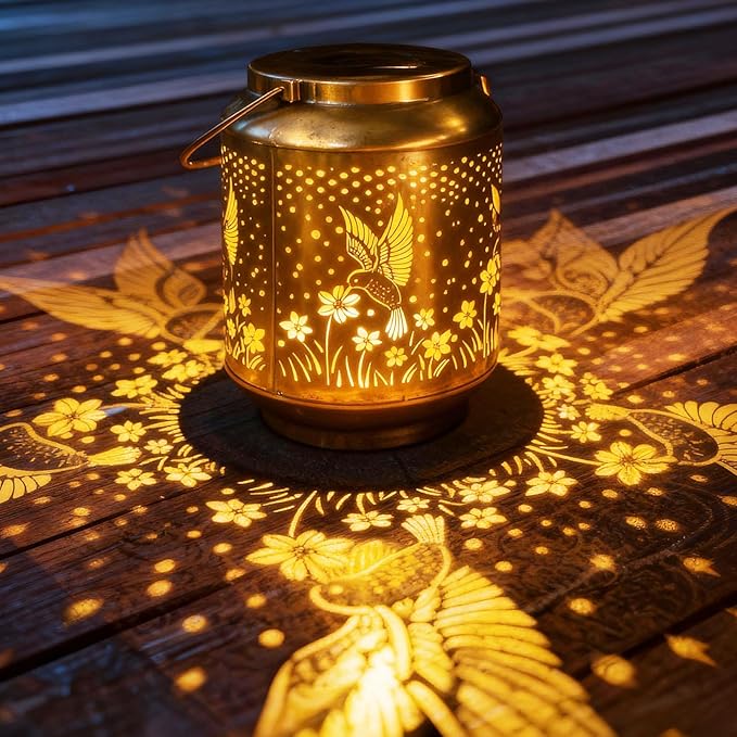 Solar Lanterns Garden Decor, Solar Light Outdoor Waterproof, Hummingbird by Unknown
