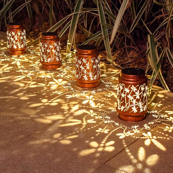 Dragonfly Birthday Gifts for Women Mom Grandma Solar Lanterns Outdoor - Image 2
