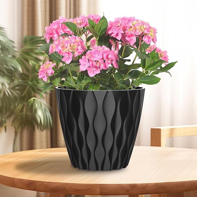 6 Pack 7 Inch Indoor Plant Pots - Image 5