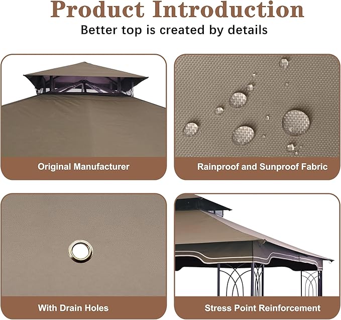 SCOCANOPY Replacement Gazebo Canopy - Image 5