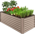 Best Choice Products 6x3x2ft Outdoor Metal Raised Garden Bed, Deep Root Box by BestChoiceProducts