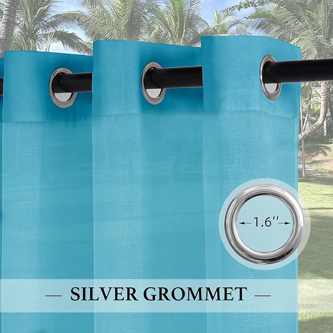 RYB HOME Waterproof Outdoor Curtains - Image 2