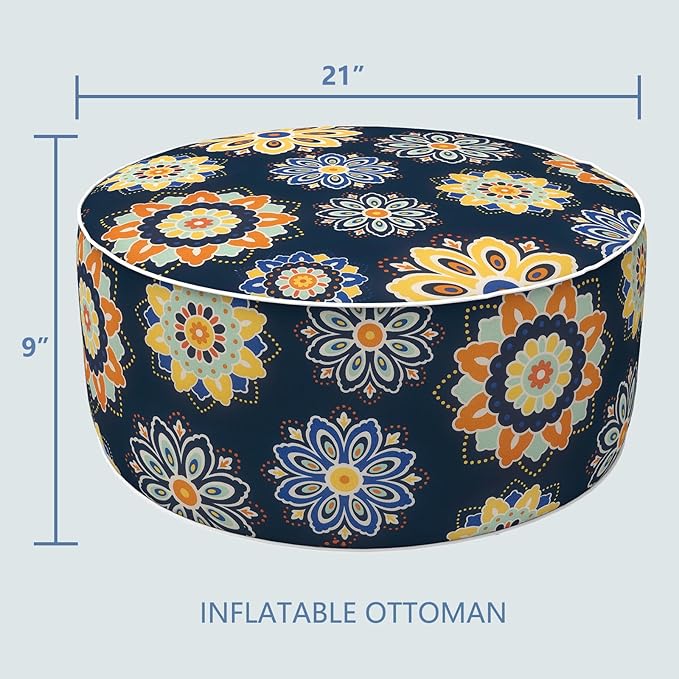 LVTXIII Inflatable Stool Ottoman Footrest - Image 3