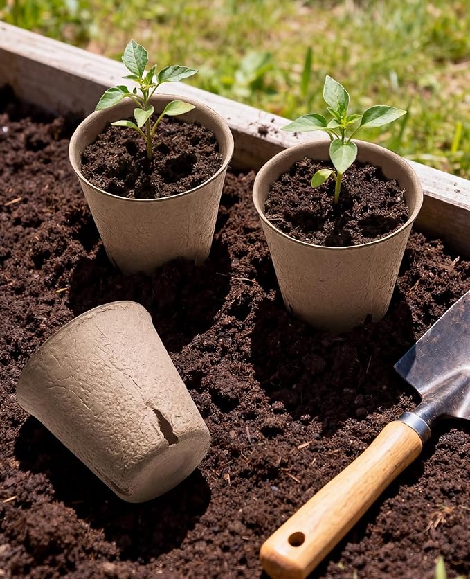 homenote Peat Pots, 3.15/4 Inch 60 Pcs Seed Starting Pots - Image 3