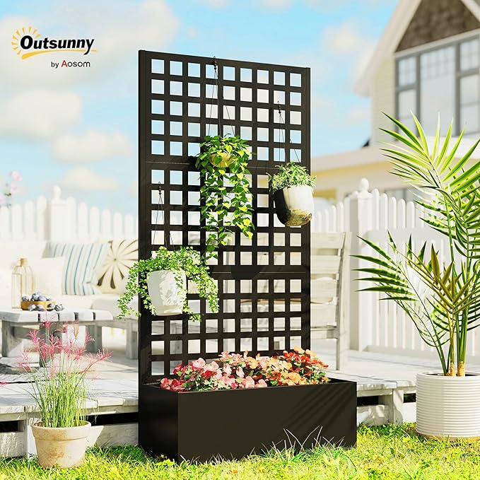 Outsunny Galvanized Raised Garden Bed - Image 2