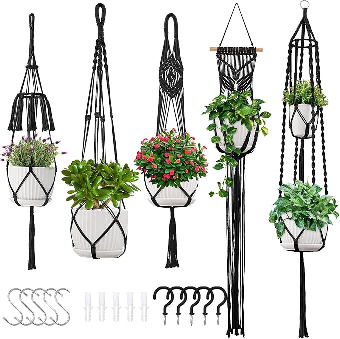 Macrame Plant Hangers by TAOZIM