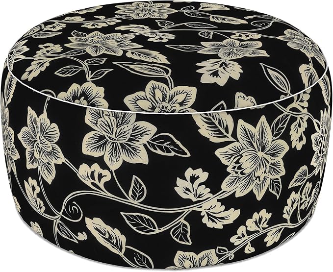 LVTXIII Indoor/Outdoor Extra Large Inflatable Ottoman Pouf D31 x H14 Inch by LVTXIII