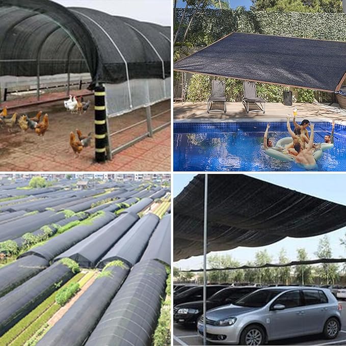 Shade Cloth 90% Sunblock Net for Garden Patio, Shade Sails -for Plants - Image 6