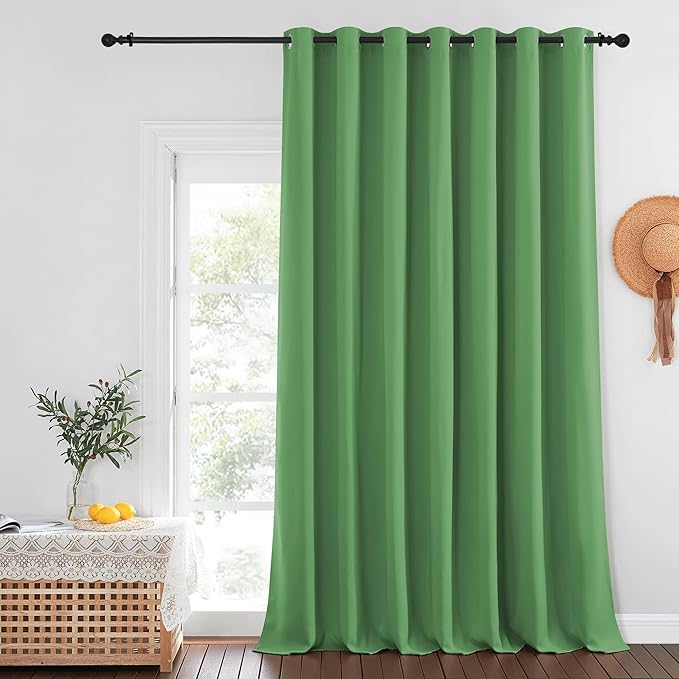 NICETOWN Patio Door Curtain Sound Blocking, Bedroom Privacy Room Divider Curtain by NICETOWN