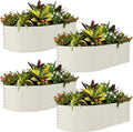Garvee 4 Pack Galvanized Raised Garden Bed, Rust-Resistant Raised Garden Beds by Garvee