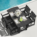HDPE Outdoor Patio Dining Set by Suunyn