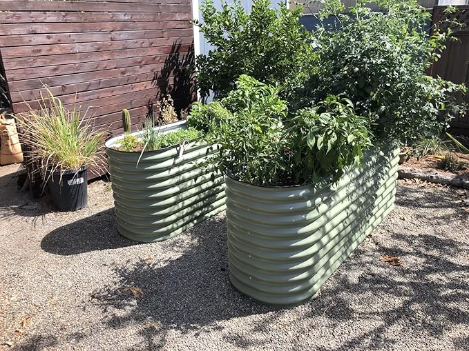 32" Extra Tall Raised Garden Bed Kits, 3.5 x 5 x 2.7ft Raised Planter Box - Image 9