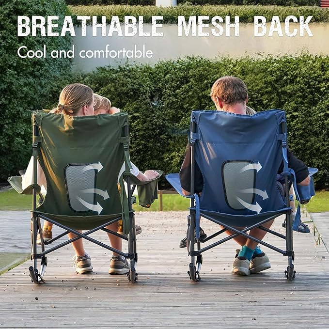 Portal Outdoor Rocking Chair Camping Folding Portable Rocker - Image 5
